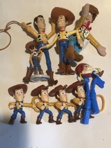 Toy Story Woody Toys lot of 9 Action Figures T6 - £19.73 GBP