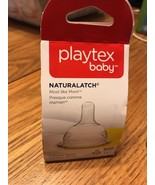 Playtex Baby NaturaLatch Silicone Nipple, Fast Flow 2 ea Ships N 24h - $7.90