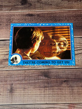 VINTAGE ~ 1982 TOPPS - E.T. Movie Trading Card # 38 &#39;THEY’RE COMING TO G... - £1.17 GBP