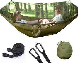 Camping Hammocks With Mosquito/Bug Net, Single And Double Parachute, Travel - £37.91 GBP