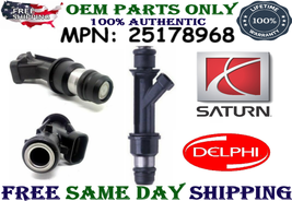 Single Delphi Genuine Fuel Injector 25178968 Fit for 2001,2002 Saturn SL... - £29.40 GBP