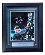 Coach Doug Pederson Signed Framed 8x10 Eagles Super Bowl 52 Photo BAS ITP - £107.28 GBP