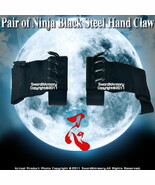 Pair of Ninja Gear Steel Hand Tiger Claw Shinobi Climbing Spikes Tekagi ... - $9.88
