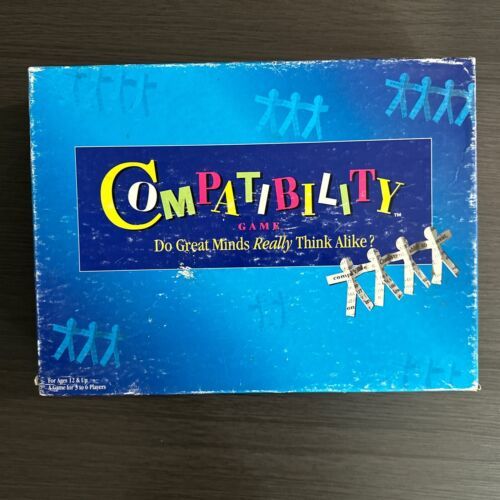 Compatibility Board Game  Vintage 1996 Mattel Complete Family Games 90s - $23.36