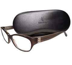 Vera Wang Brown Eyeglass FRAMES ONLY w/ Case - V308 51-15-130 - $29.65