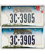 2009 United States Montana Yellowstone County Passenger License Plate 3C... - €17,18 EUR