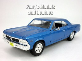 Chevrolet Chevelle (1966) SS-396 1/24 Scale Diecast Model by Maisto - BLUE - £28.63 GBP
