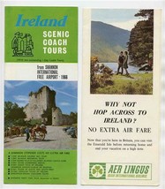 2 Shannon Ireland Airport Tours and Aer Lingus Brochures 1966 - $21.78