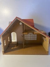 Calico Critters Lakeside Lodge Log Cabin House Home Only - £11.98 GBP