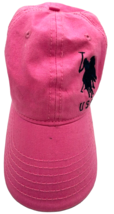 US Polo Association USPA 3 Pink adjustable hat w/ black logo OSFA - $228.62 MXN