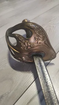  Large Rare Officer's Broadsword France 19th century old antique saber - $565.00