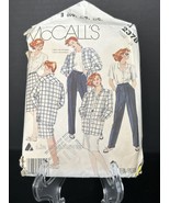 McCalls Sewing Pattern 2378 Jacket Skirt Blouse Pants Uncut Factory Folds - $6.75 CAD