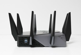 ASUS ROG Rapture GT-AXE11000 Wi-Fi 6E Router - Black image 7