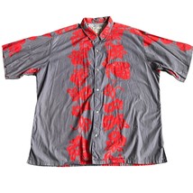 Polo Jeans Co. By Ralph Lauren Men’s Hawaiian Shirt Sz L Floral Print Gr... - $24.70