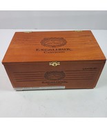 Excalibur Cameroon Cigar Box Wood 8x5x4 Inch EMPTY Tobacciana - $22.62