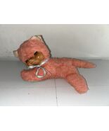 Rare Vintage Gund Rubber Face Sleeping Kitty 12” Plush Stuffed Animal - $120.00