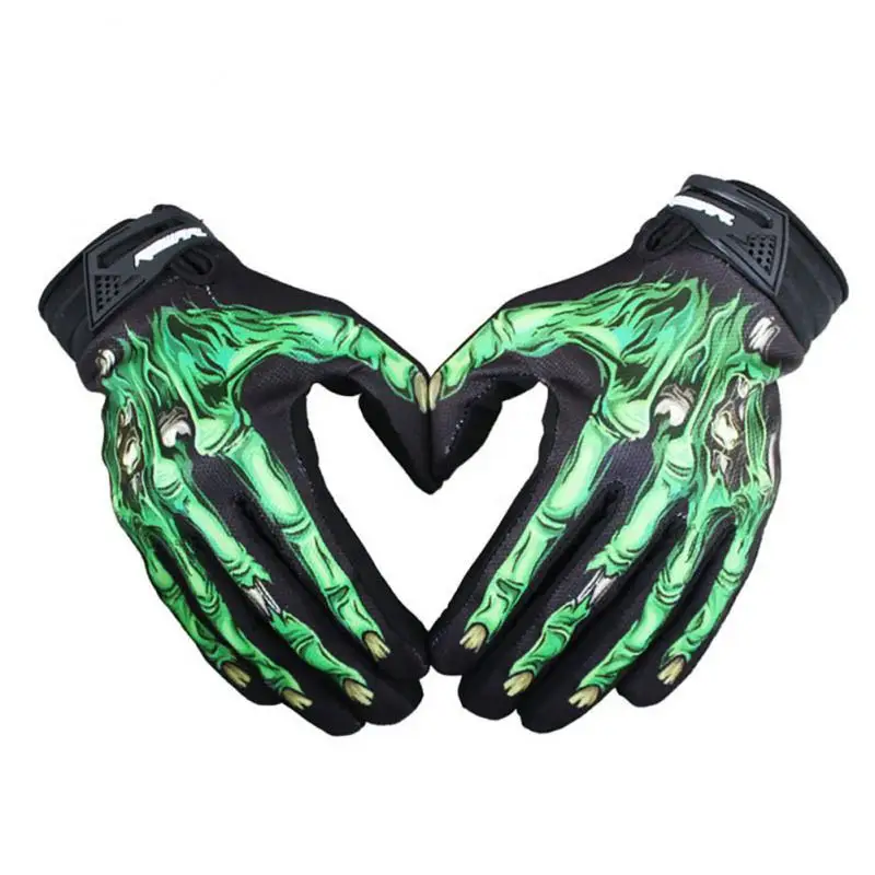  Cycling Gloves Ghost Claw Skeleton Full Finger Bike Bicycle Motorcycle Hi Glove - £90.17 GBP