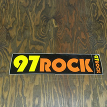 Vintage 97 rock bumper sticker Pittsburgh area raido station movie photo... - $19.75