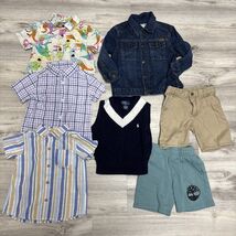 Clothes Lot Boys 3T 7pc Polo Tommy Bahama Hilfiger Shirt Shorts Spring S... - $37.42