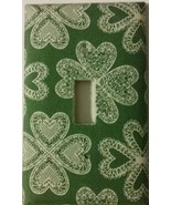 LACE SHAMROCK Light Switch Cover Irish Ireland St. Patrick&#39;s Day Gift Se... - £8.25 GBP