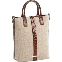 Brahmin Sonoma Natural Jamestown Collection Tote Handbag NEW T23 1941 00023 - $236.87