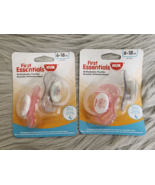 Nuk First Essentials Silicone Orthodontic Pacifier 2/2Packs 6-18Mos Glows - £9.29 GBP