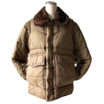 Vintage Walls Blizzard Pruf Coat Brown Faux Fur Trim Zip + Snap Front-Wo... - €32,58 EUR