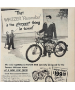1949 Whizzer Pacemaker Motor Bike Advertisement Motorcycle Transportatio... - $458.27 MXN