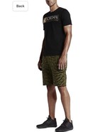 Size 36 Jordan Printed City Men&#39;s Dark Green/Black Como Shorts 818507-35... - £23.33 GBP