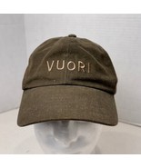Vuori Hat Adjustable Olive Green Baseball Cap Casual Womens - $41.01 CAD