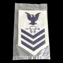 US Navy PO1 E6 Petty Officer First Class Sonar Specialist Sleeve Patch NOS - $5.86