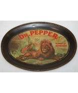 Vintage 1979 DR. PEPPER King Of Beverages Lion Oval Tip Tray Soda Soft D... - $309.07 MXN