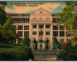 Veterans Administration Hospital Biloxi Mississippi MS Linen Postcard J8 - $4.90