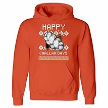 Kellyww Chanukah Holiday Happy Challah Days - Hoodie Orange - £47.87 GBP