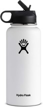 Wide Mouth, 32-Ounce, Hydro Flask Vacuum Insulated Stainless Steel Water... - £70.47 GBP