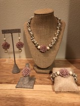 Cabochon&#39;s &amp; Shell Jewel Set,Mix Matched Jewels,Costume Jewelry,Vintage For You - £69.60 GBP