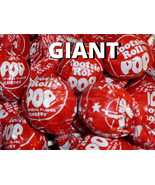 Giant Tootsie Pops CHERRY 42 pops Giant Cherry Tootsie pop lollipop sucker - $559.12 MXN