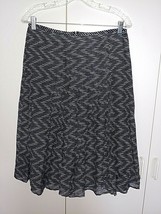 CALVIN KLEIN LADIES COTTON/SILK THIN PLEATED  SKIRT OVER LINING-6-NWOT-C... - $9.49
