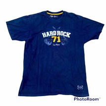 Hard Rock Cafe 71 Las Vegas navy blue large short sleeve shirt - £17.31 GBP