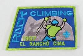 Vintage 1997 SHAC Sam Houston Rock Climbing Green Boy Scouts BSA Camp Patch - £9.40 GBP