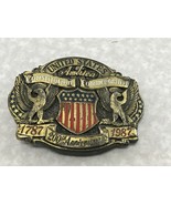 200th Anniversary US Constitution Commemorative Belt Buckle USA Rare KG ... - £15.61 GBP