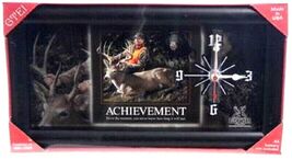 ACHIEVEMENT CLOCK  Deer Hunter  GTEI Quartz Clock Framed Hang or Stand - $12.34