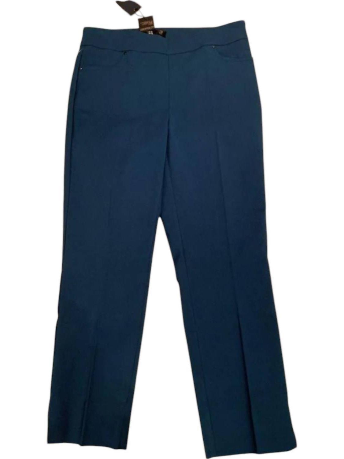 Renuar Women&#39;s Crop Pull On Pants Lagoon - $52.00