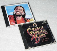 Country Music 2 Cd Lot ~ Willie Nelson &amp; Charlie Daniels Band ~ Greatest Hits - £9.48 GBP