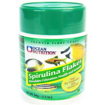 Ocean Nutrition Spirulina Flakes: Premium Staple Food for Vibrant Fish - £4.69 GBP+