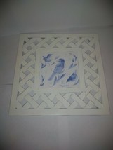 Hallmark Marjolein Bastin Nature&#39;s Sketchbook Trivet Blue Birds Lattice ... - $180.41 MXN