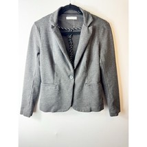 Olivia Moon Womens Stretch Blazer Jacket Grey Single Button Casual Size ... - $24.75