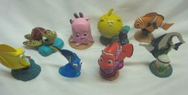 Walt Disney Store Finding Nemo 2&quot; PLASTIC FIGURES TOY LOT Figure Cake To... - $19.80