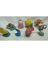 Walt Disney Store Finding Nemo 2&quot; PLASTIC FIGURES TOY LOT Figure Cake To... - $27.08 CAD