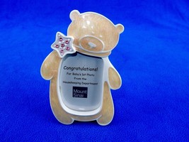 Baby&#39;s First Photo Frame, Bear Holds 2&quot; x 3&quot; Picture, Cassiani Collectio... - £3.87 GBP